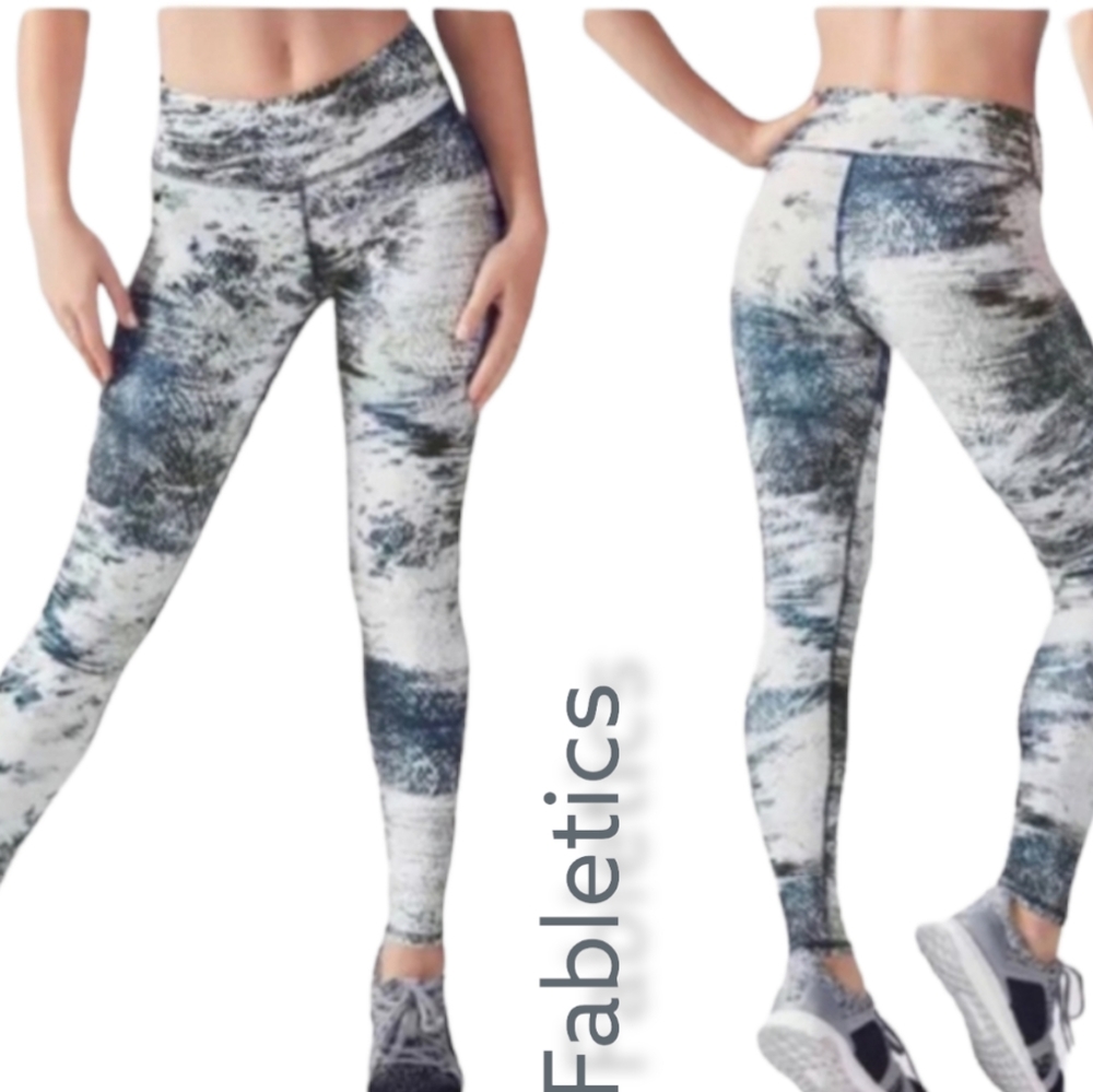 Fabletics Powerhold Salar Leggings | Fossil Snake Print | Small - Picture 2 of 5